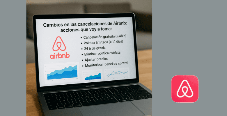 como actuar un anfitrión con el cambio en la política de cancelación de Airbnb