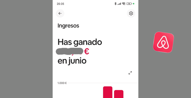 cuánto dinero se puede ganar en Airbnb en un mes siendo anfitrión
