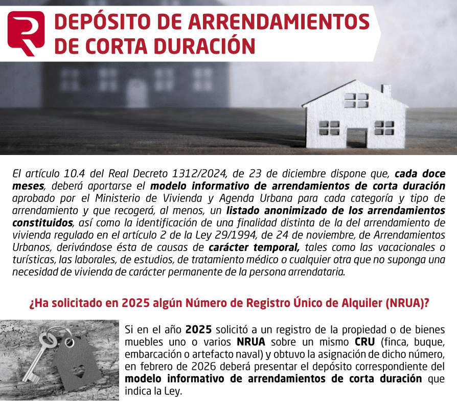 cómo presentar el modelo informativo de arrendamientos de corta duración en la aplicación N2