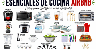 amenities esenciales de cocina Airbnb